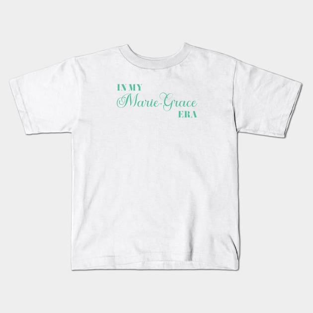 Marie-Grace Era Kids T-Shirt by MirandaBrookeDesigns